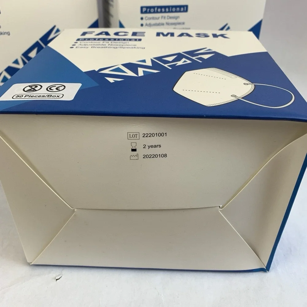 KN95 Black Medical Masks Lot Of 200 (4 Boxes, 50 ea) - NOT a drop shipper